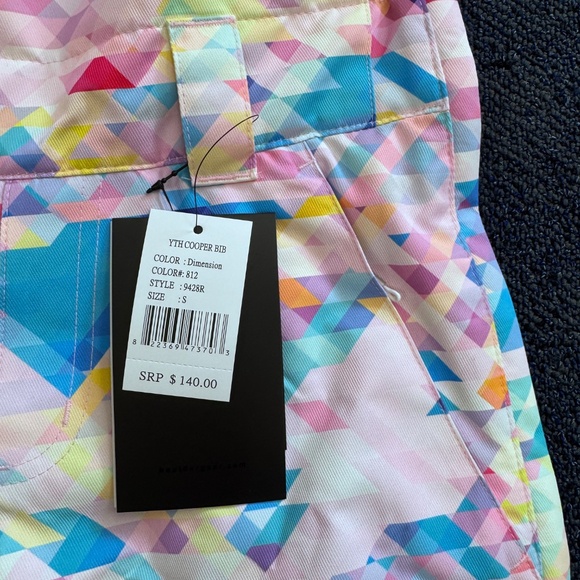 Boulder Gear Girls Insulated Snow Set - Jacket and Bib Pants Size YS/8 NWT - Picture 14 of 16